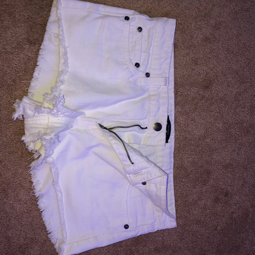 Forever 21 White Shorts
